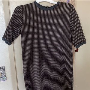 Zara crewneck shirt dress
